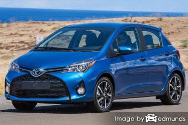 Insurance rates Toyota Yaris in Orlando